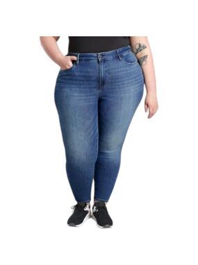 Athleta Sculptek Ultra Skinny Jeans in True Blue Sz 20X